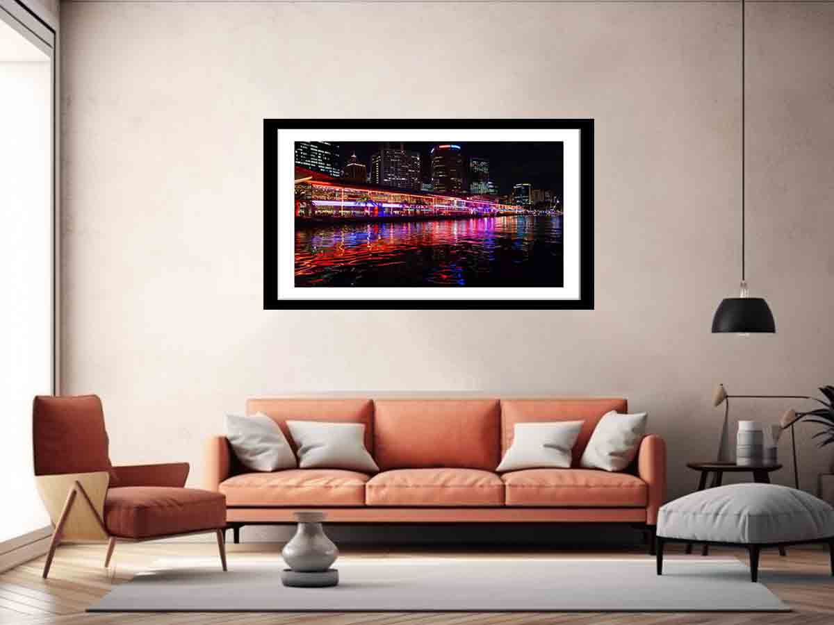 Darling Harbour Sydney Night