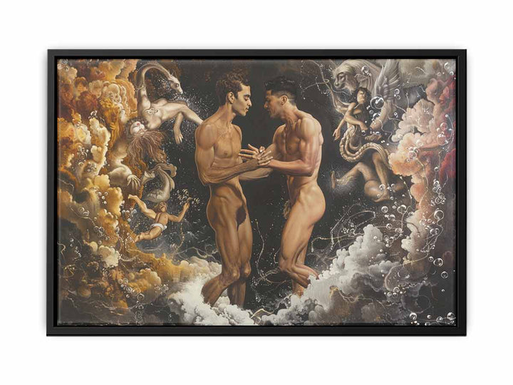 Homoerotic Art print canvas Print