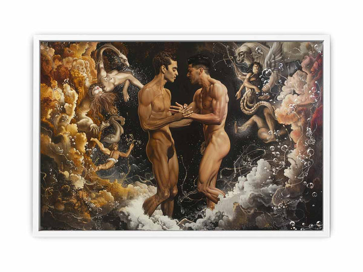 Homoerotic Art print Painting