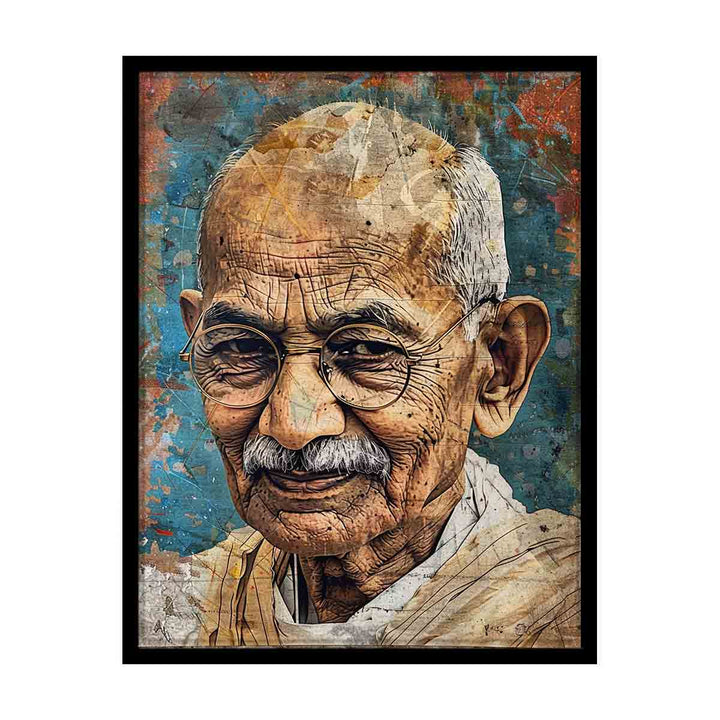 Karamchand Gandhi Art  canvas Print