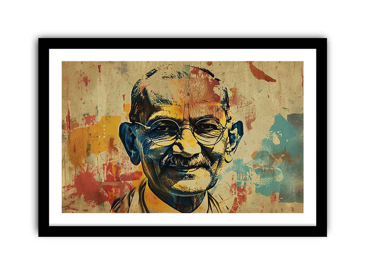 Mahatma Gandhi Art framed Print