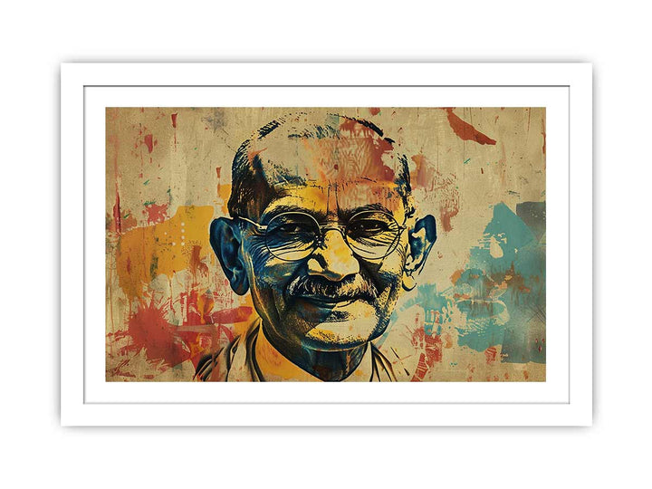 Mahatma Gandhi Art framed Print