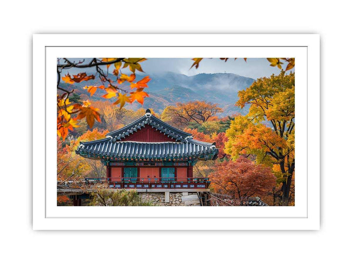South Korea  Art framed Print