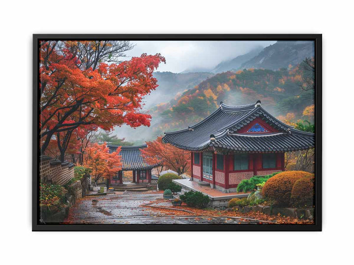 South Korea Painting canvas Print
