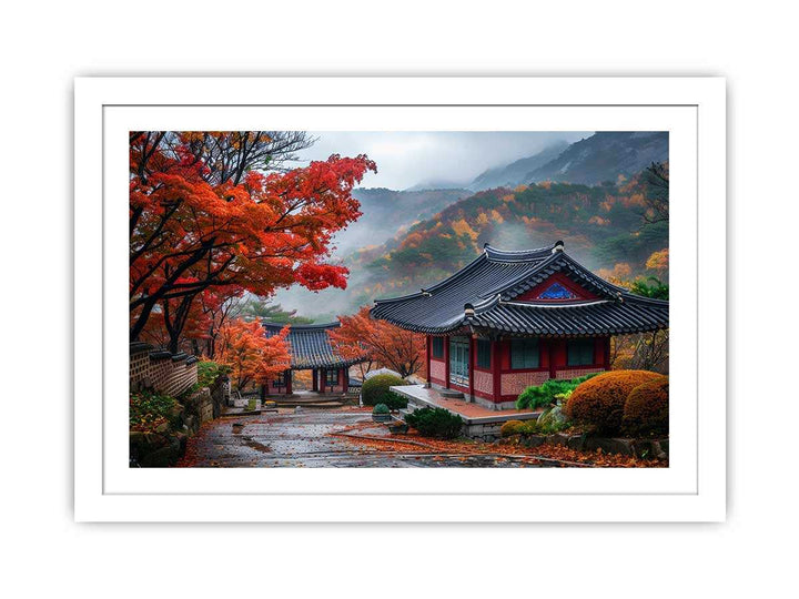 South Korea Painting framed Print