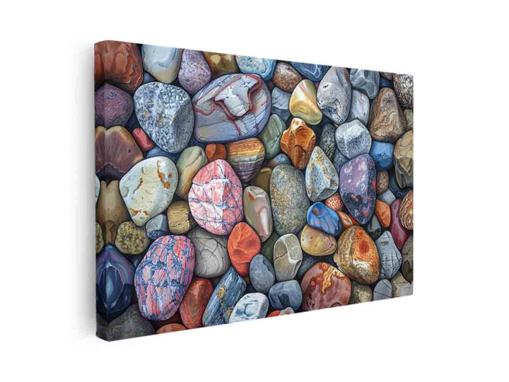 Rocks Painting canvas Print