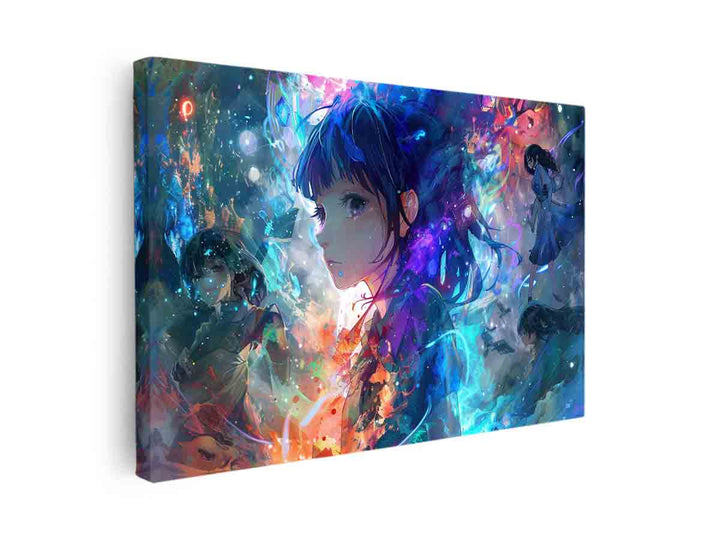 Anime Framed  Art canvas Print