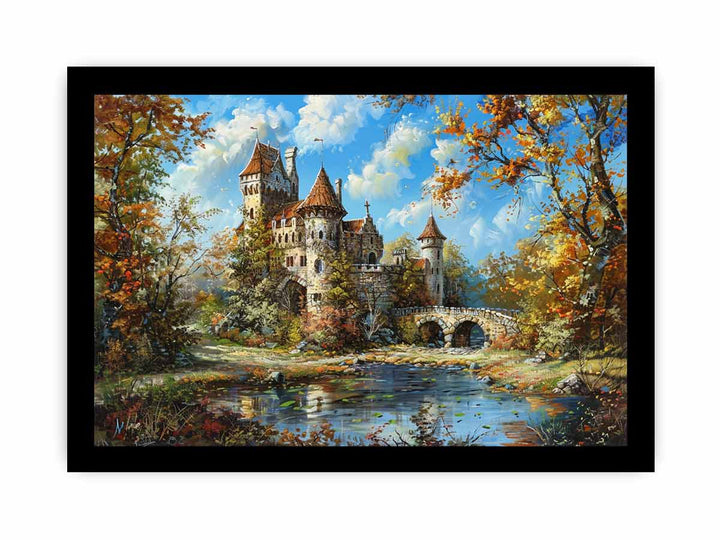 Castles Art framed Print
