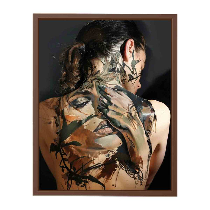 Female Body Art Painting