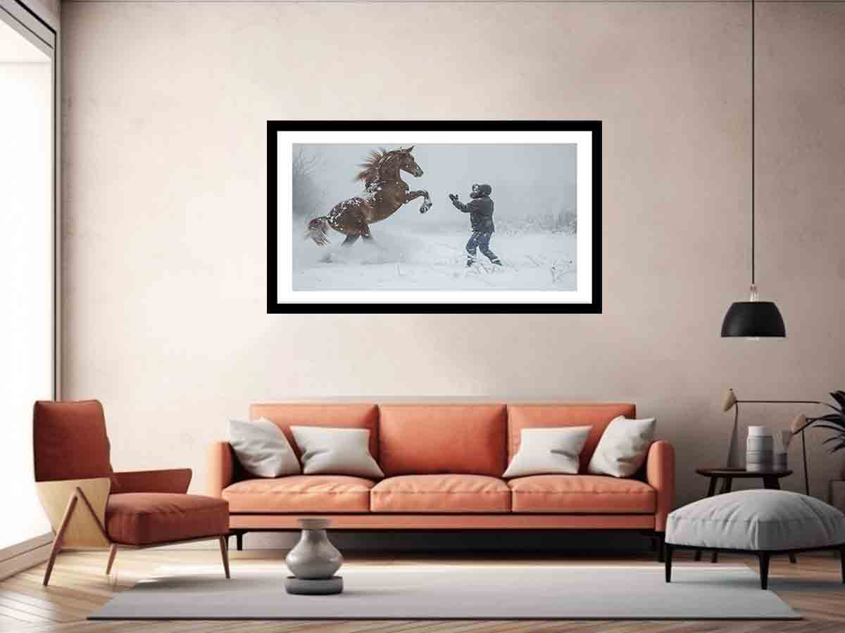 Playing With Horse