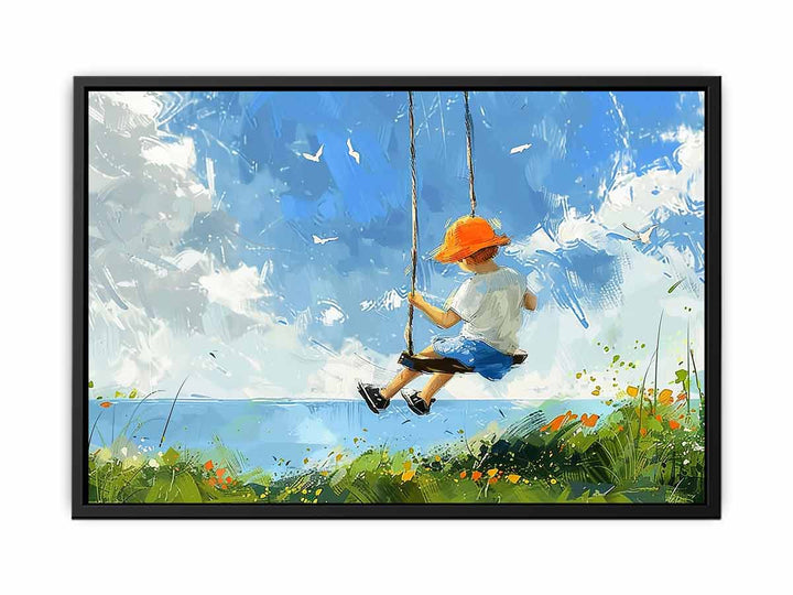 Swinging Art canvas Print