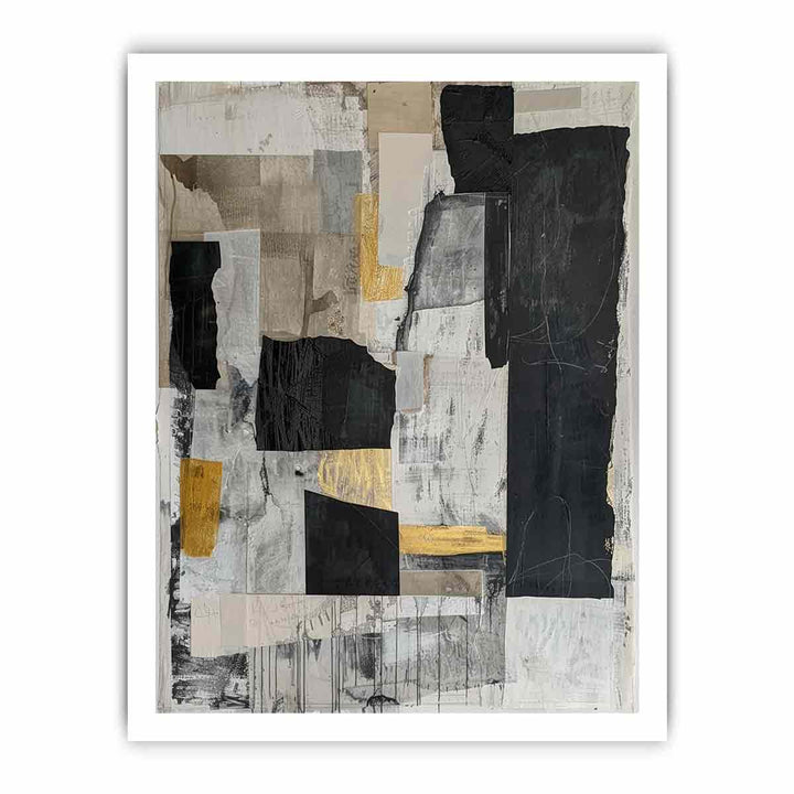 Abstract Shapes Art framed Print