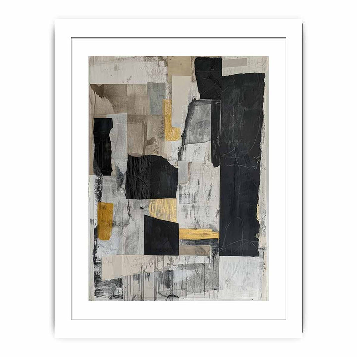 Abstract Shapes Art framed Print