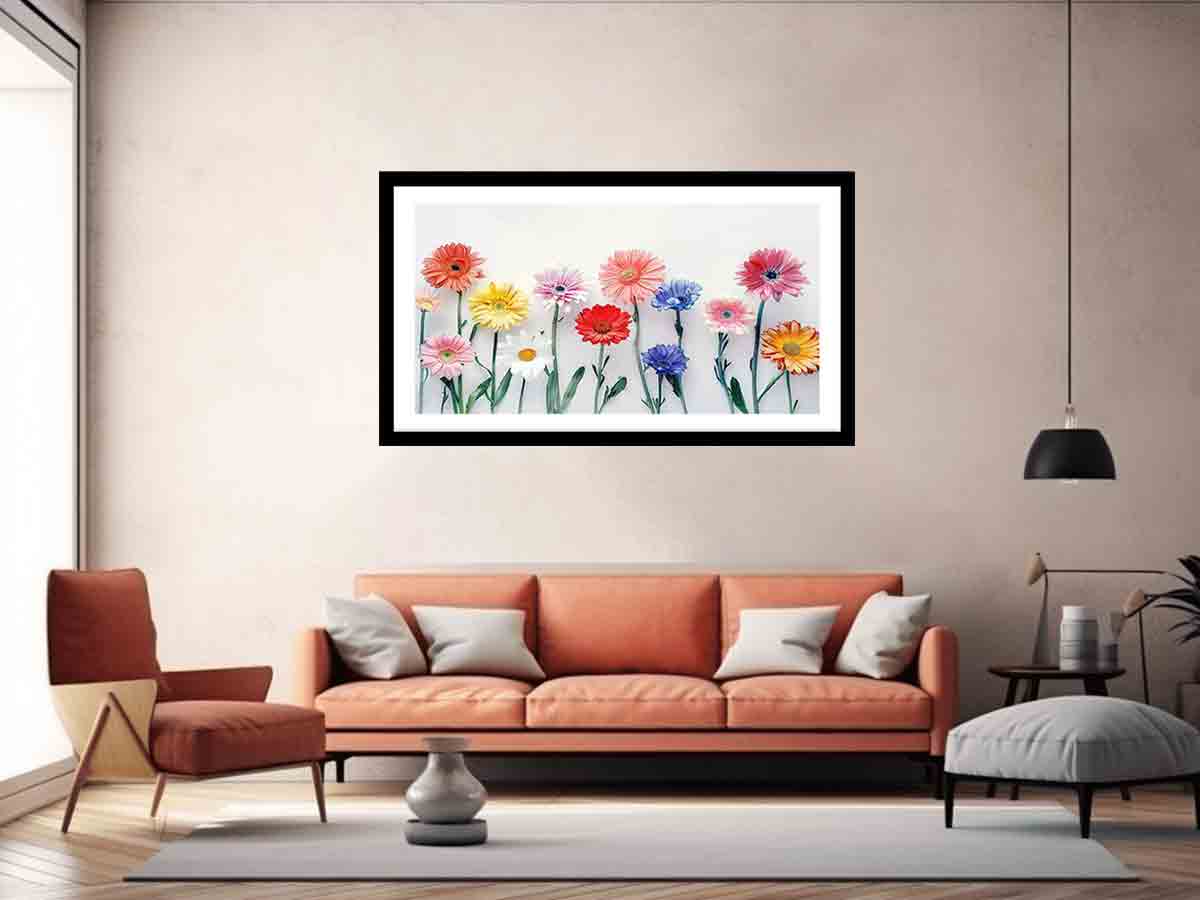 Watercolor Daisies