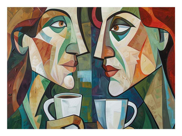 Coffee Talk Art Print