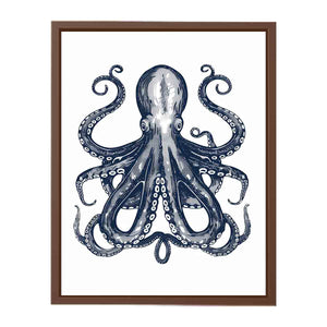 Blue Cctopus Art Painting