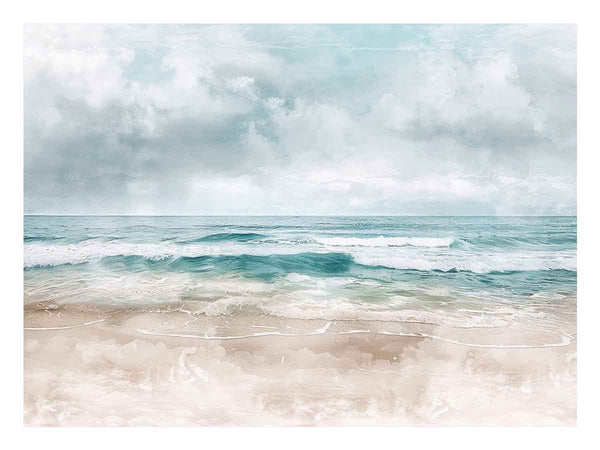 Abstract Beach Art Print