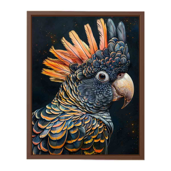 Cockatoo Black  Painting