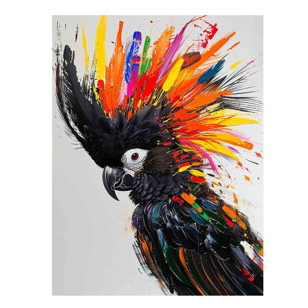 Colorful cockatoo Art Print