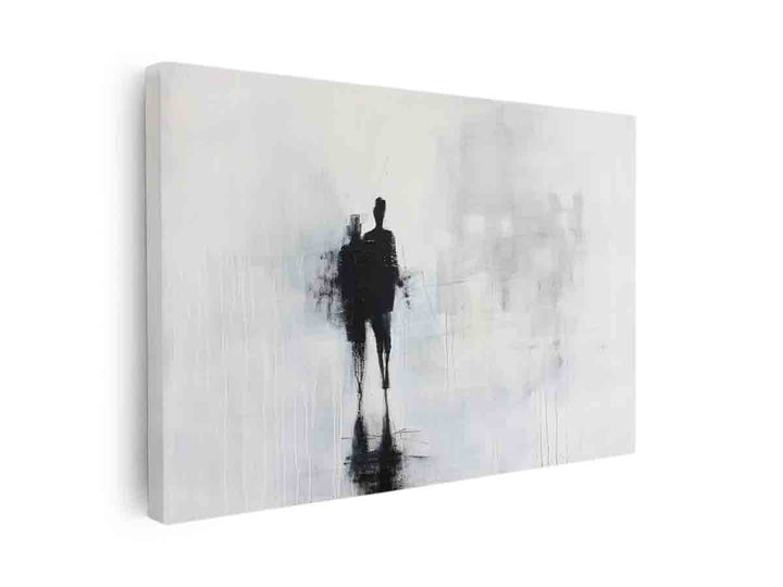 Abstract walk Art canvas Print