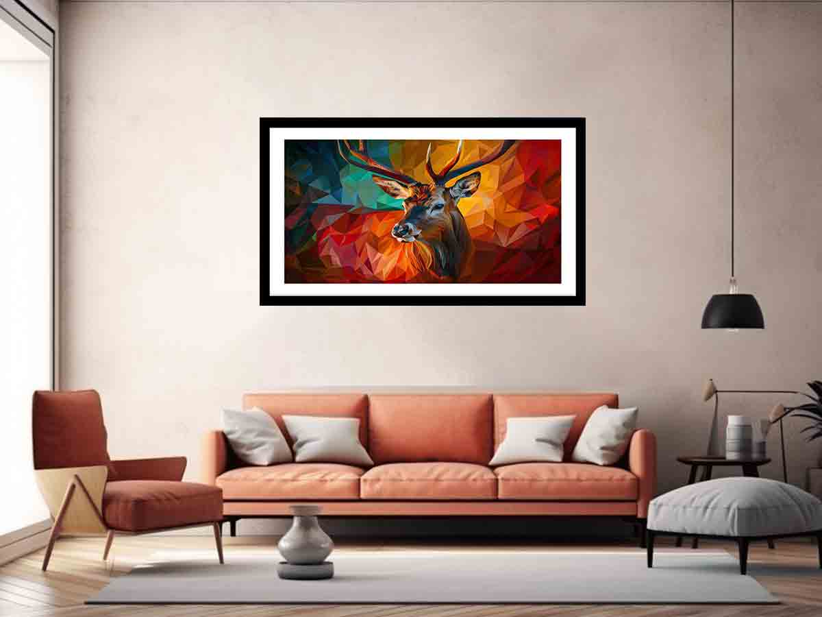 3D Abstract Stag