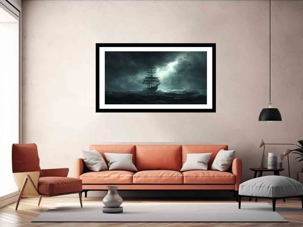 Ship in Storm