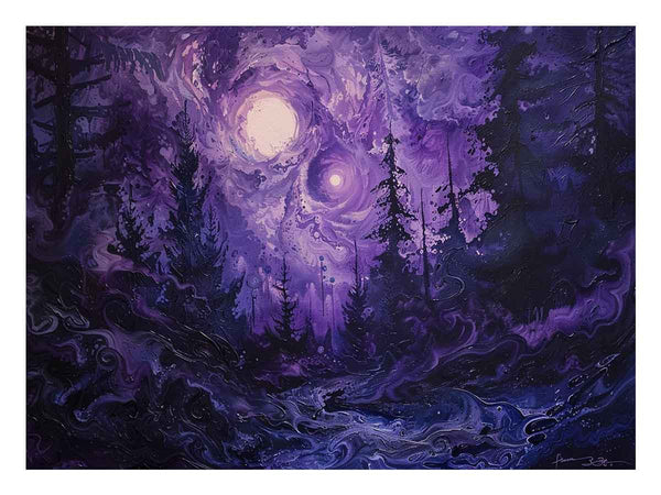 Purple Thought Art Print