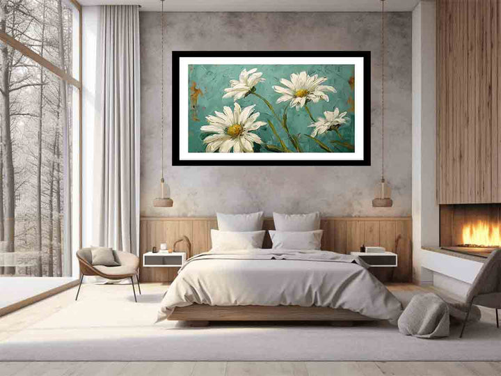 white daisies Art Print