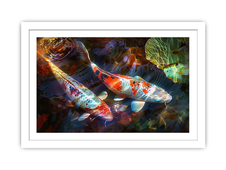 Koi Fish Art  framed Print