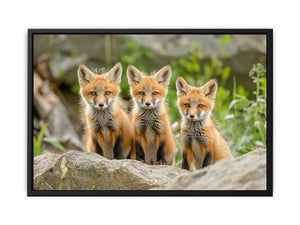 Red Fox Art canvas Print