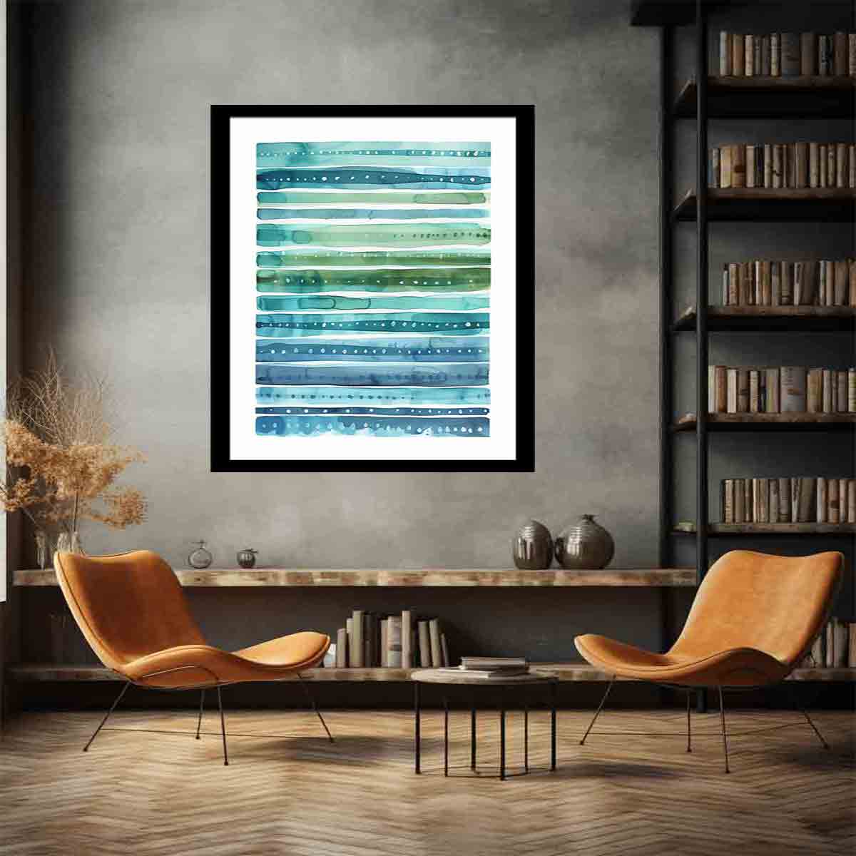 Watercolor Stripes