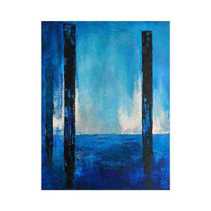 Blue Poles