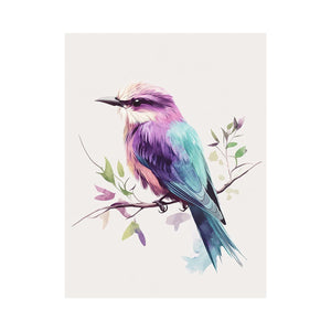 Watercolor bird painting