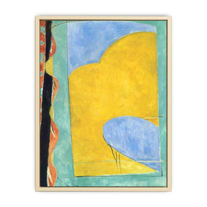 yellow Curtain Art Print