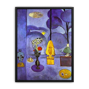 Blue window by Henri Matisse Painting
