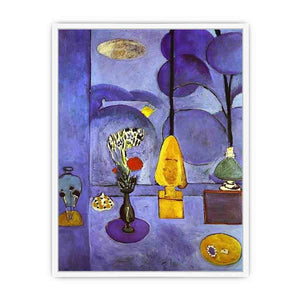 Blue window by Henri Matisse Framed Print