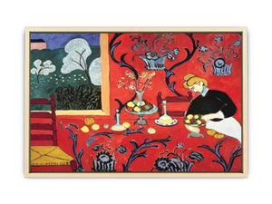The Dessert: Harmony in Red by Henri Matisse Art Print