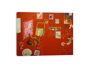 Red studio Canvas Print