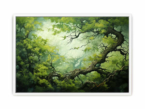 Sky Tree Art Canvas Print