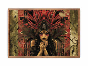 Tribe lady Art Painting