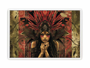 Tribe lady Art Canvas Print