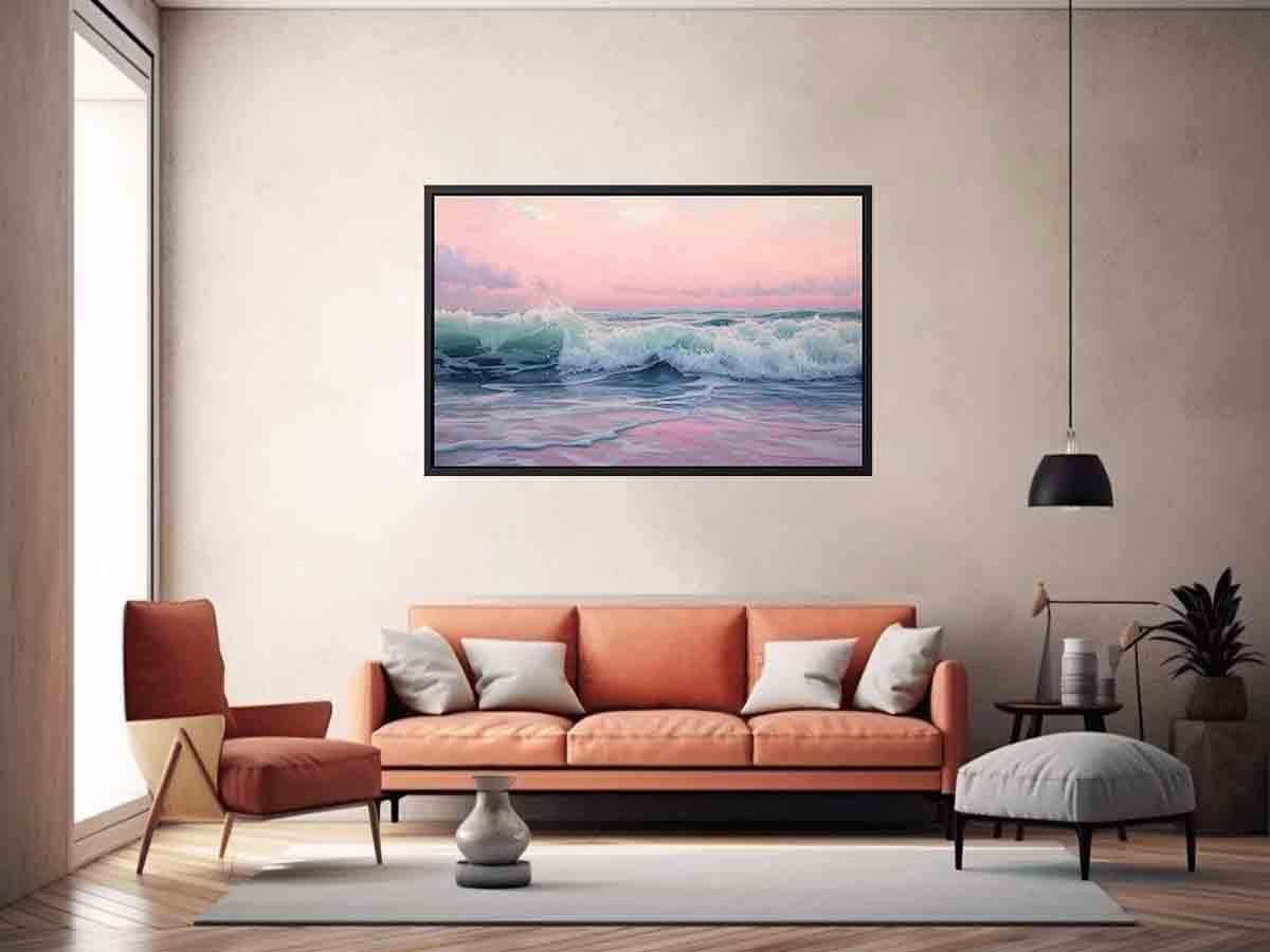 Pink Sea Art