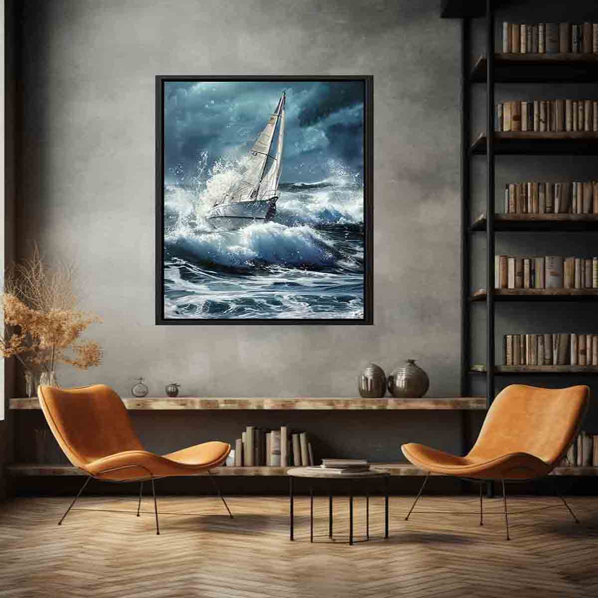 Sailboat Splash Art