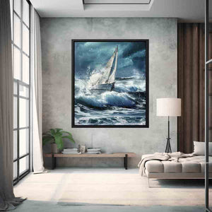 Sailboat Splash Art