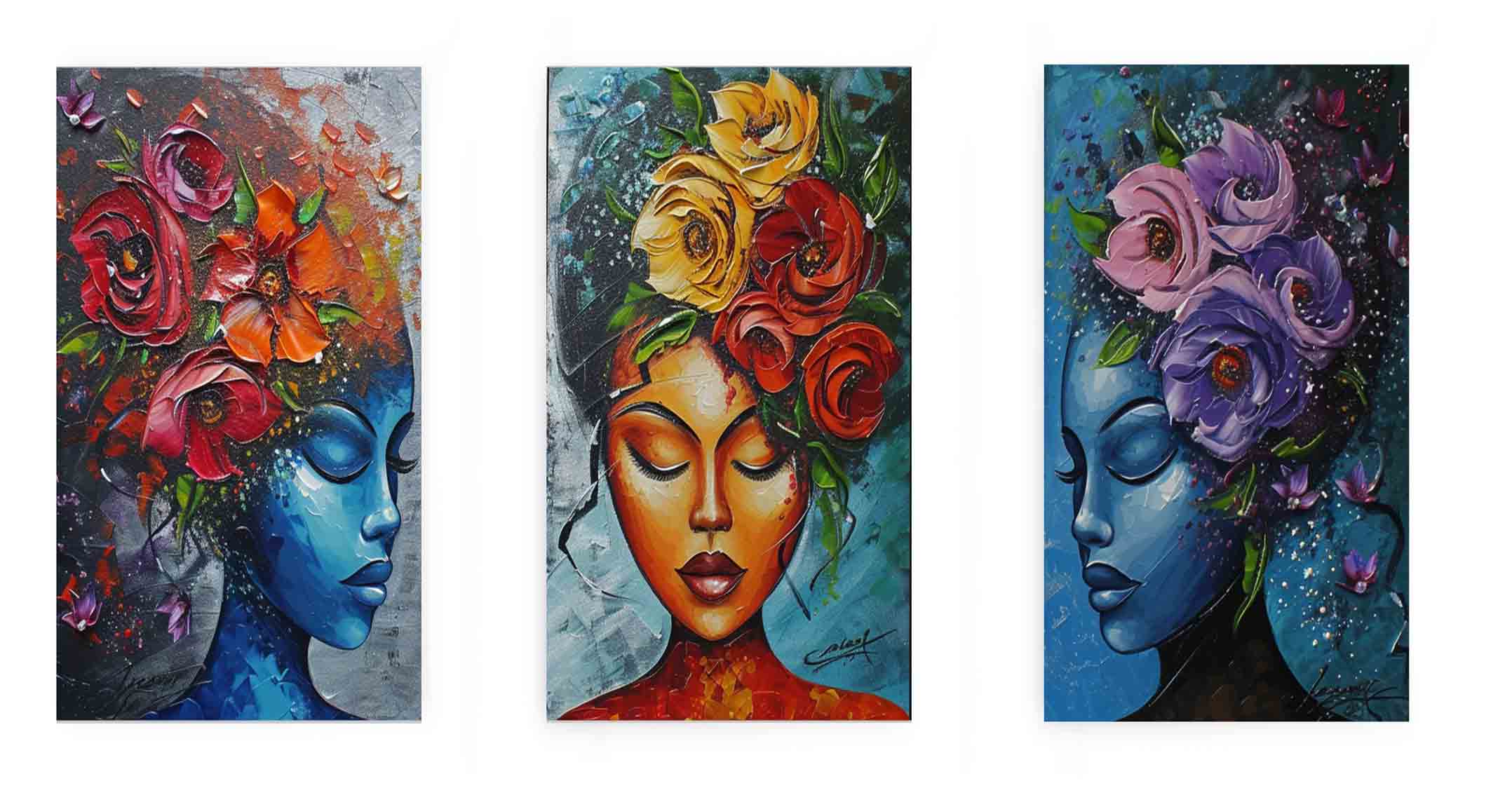 3 Piece women Art Set