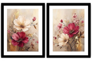 Flower Painting Set of 2