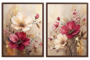 Flower Painting Set of 2
