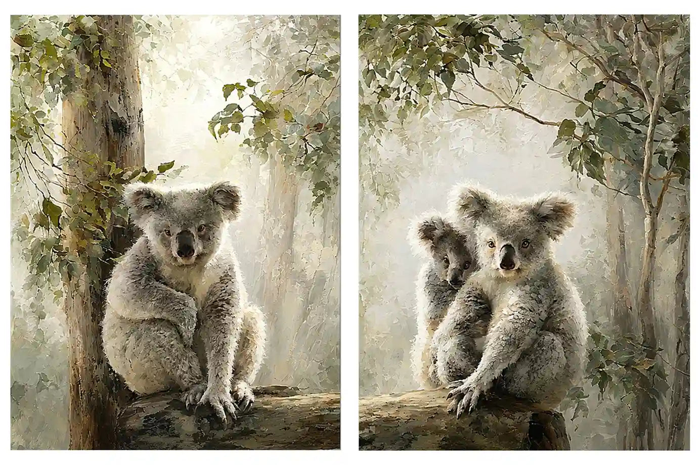 Dusk Coast Companions 2 Piece Art Set