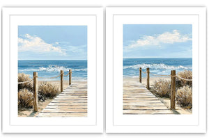 Coastal Kangaroo Dawn 2 Piece Art Set