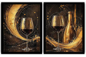 Wine Galsses Gold